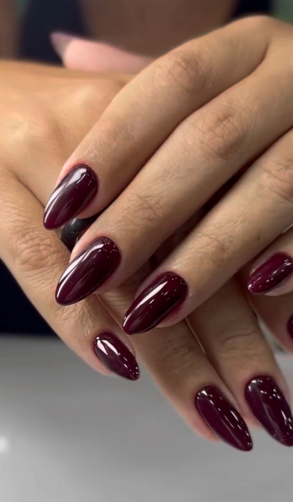 Banho de gel nas unhas