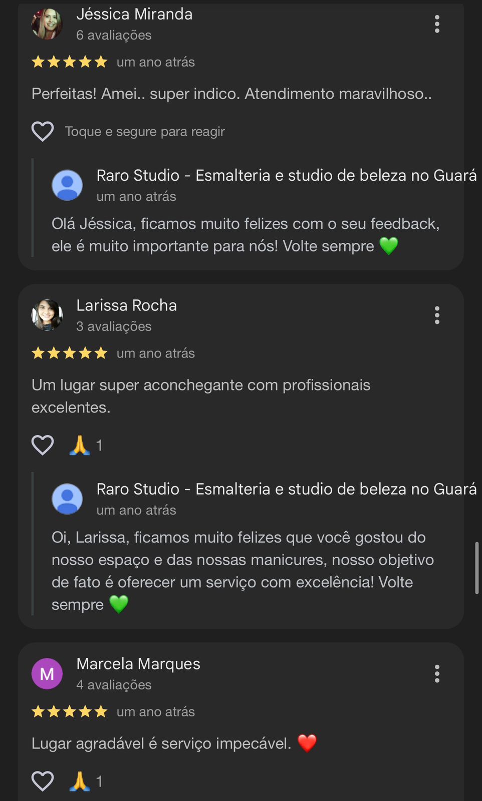 Depoimento de cliente