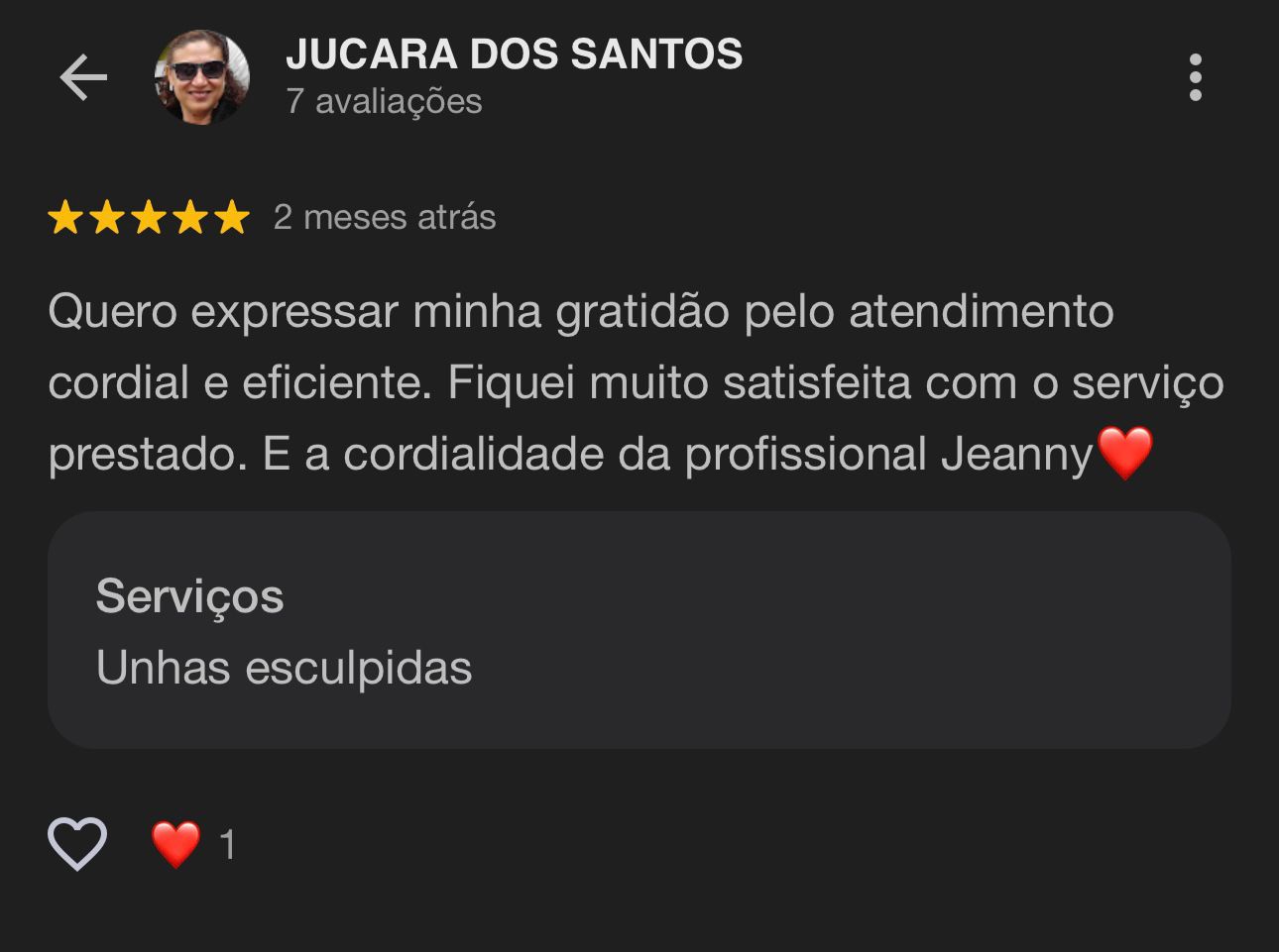 Depoimento de cliente